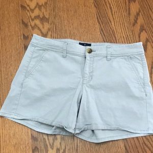 American Eagle gray shorts midi stretch